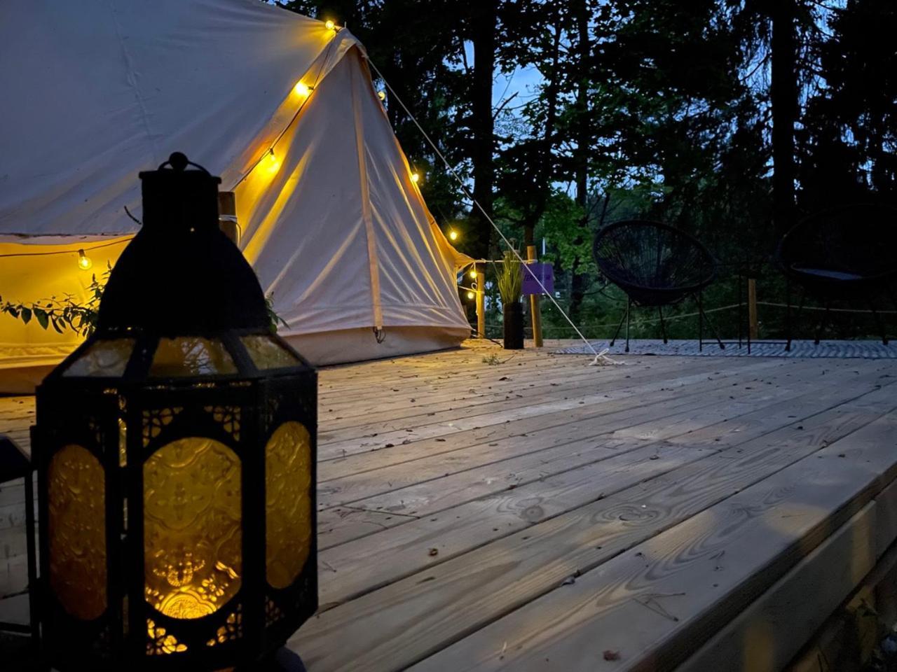 Tent Delhi A B&B In A Luxury Glamping Style Mariefred Bagian luar foto